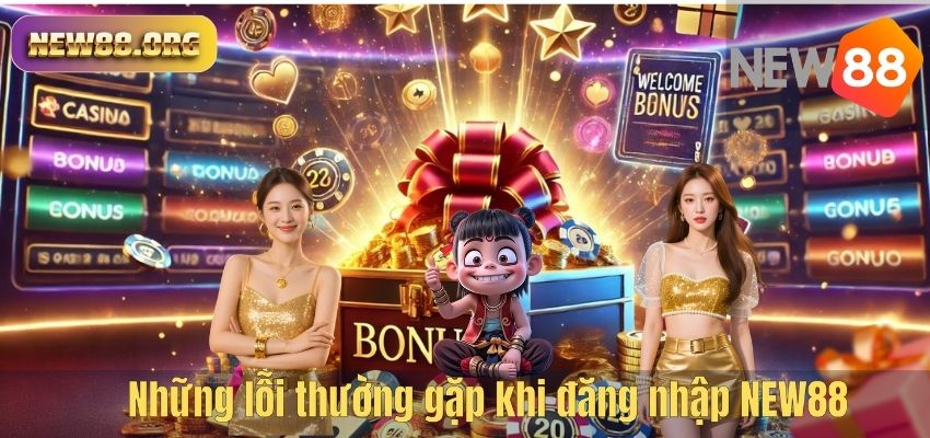 ĐĂNG NHẬP NEW88 Những lỗi thường gặp khi đăng nhập NEW88